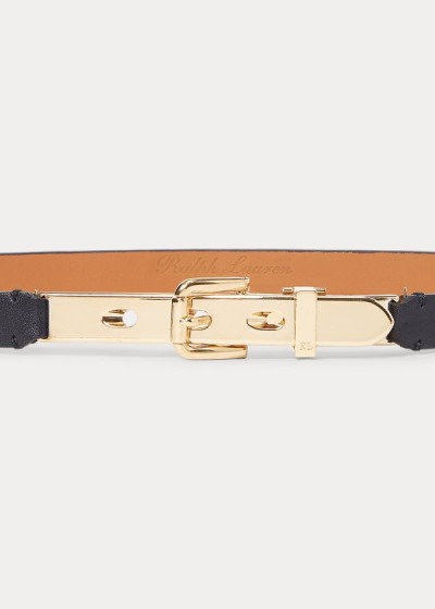 Cintos Ralph Lauren Calfskin Letter-Opener Mulher 31802-STQP